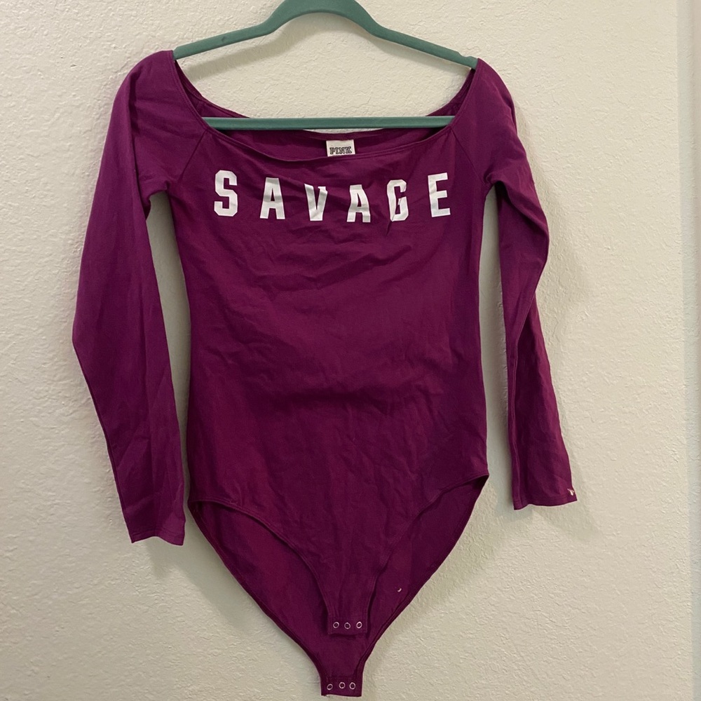 Savage Victoria's Secret pink bodysuit